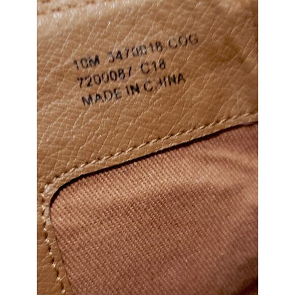 Frye Judith Double Zip Ankle Bootie in Cognac Brown Leather Women's Size 10 - Picture 9 of 9